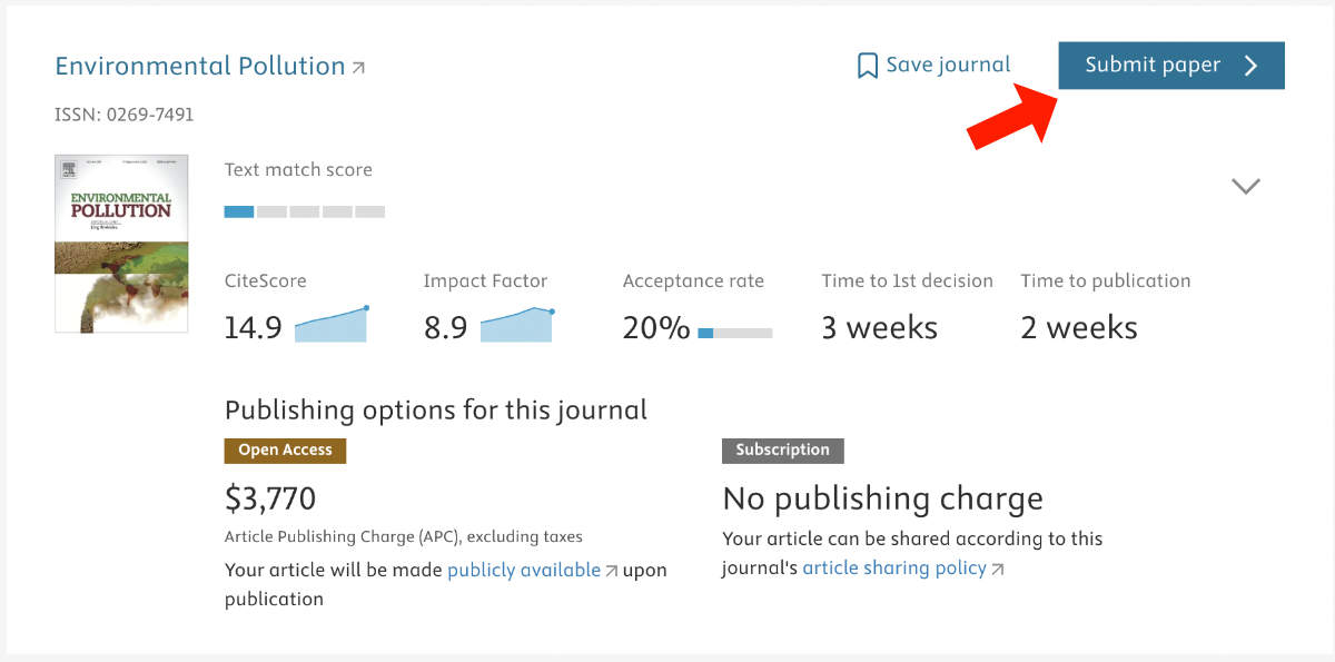 How can I find the right journal for my paper in Journal Finder